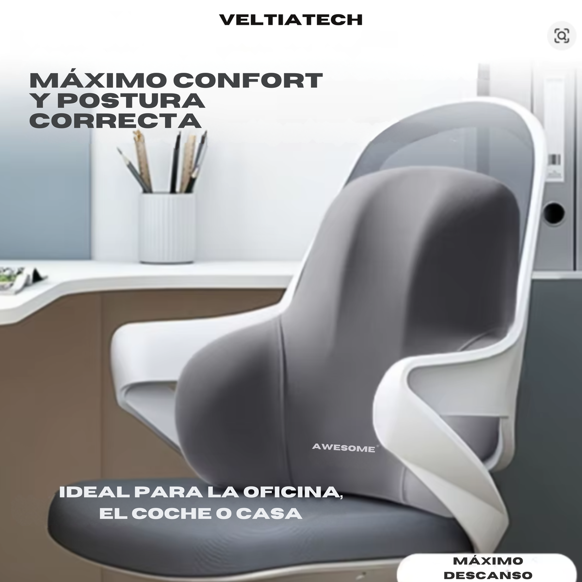 Cojín Lumbar Viscoelástico